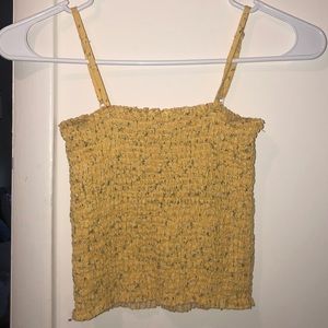 Yellow Urban Outfitters Crop Top